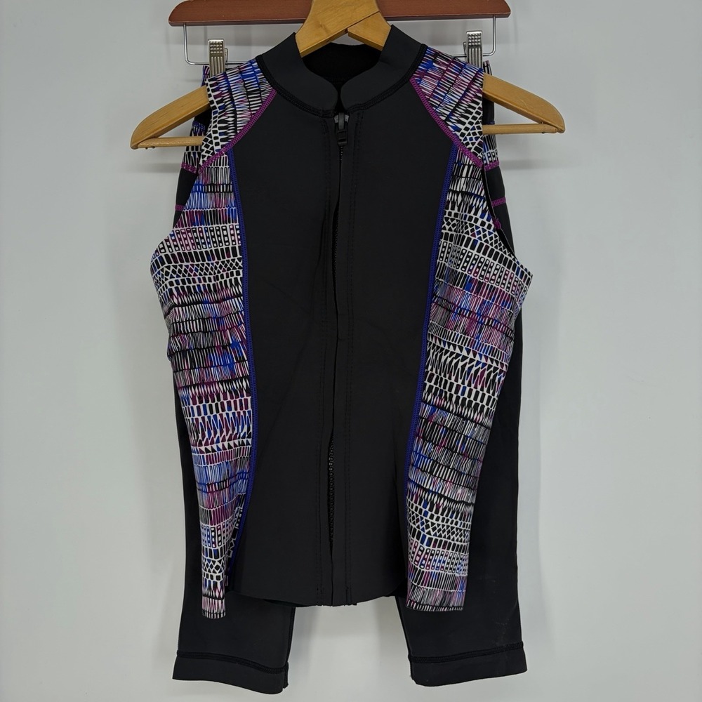 PrAna 2 Pc Neoprene Wetsuit Set Women M Top, S Bottom‎ Surf Swim Travel Island